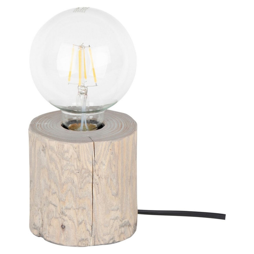 Stolná lampa TRABO 1xE27/25W/230V borovica