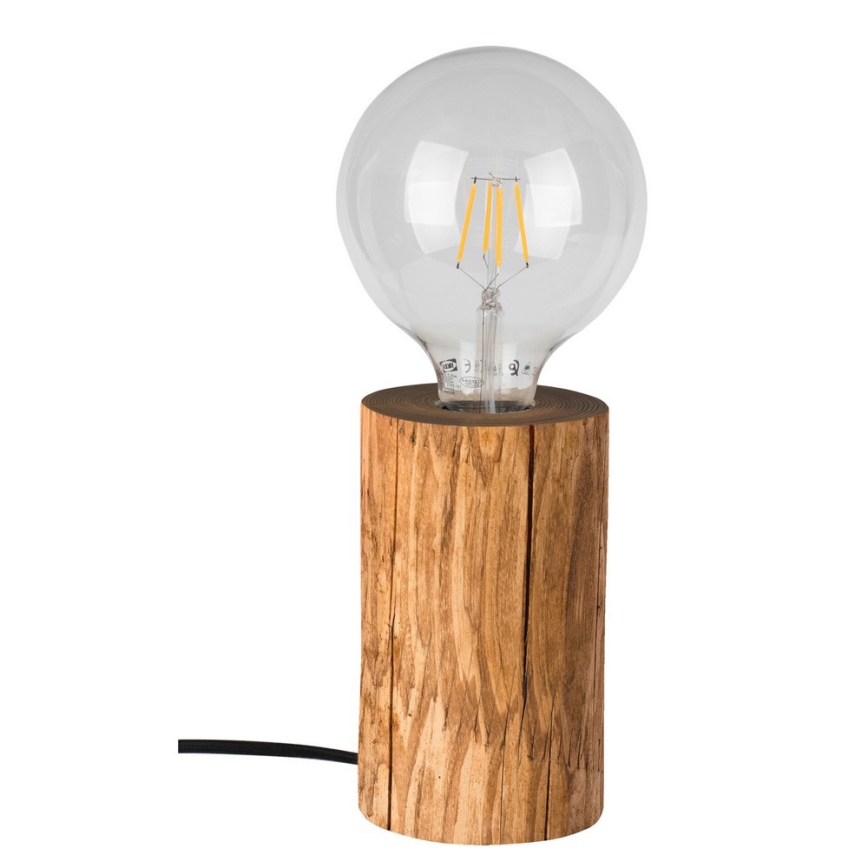 Stolná lampa TRABO 1xE27/25W/230V borovica