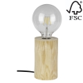 Stolná lampa TRABO 1xE27/25W/230V – FSC certifikované