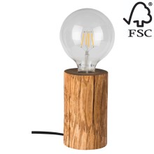 Stolná lampa TRABO 1xE27/25W/230V – FSC certifikované