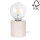 Stolná lampa TRONGO ROUND 1xE27/25W/230V dub – FSC certifikované