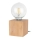 Stolná lampa TRONGO SQUARE 1xE27/25W/230V dub
