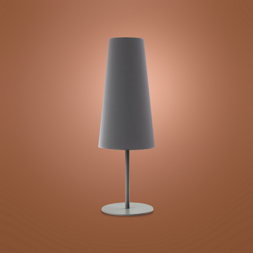 Stolná lampa UMBRELLA 1xE27/15W/230V šedá