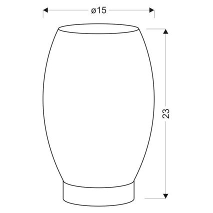 Stolná lampa Venus 1xE27/60W/230V čierna/zlatá
