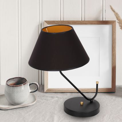 Stolná lampa VICTORIA 1xE27/60W/230V čierna
