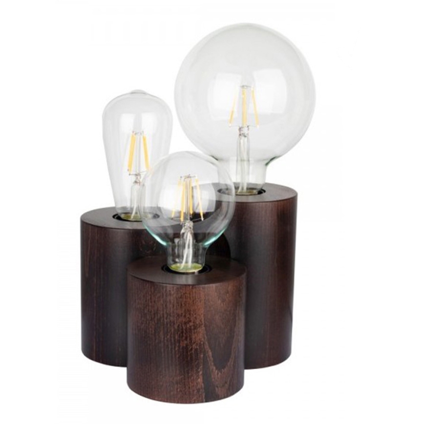 Stolná lampa VINCENT 3xE27/15W/230V buk