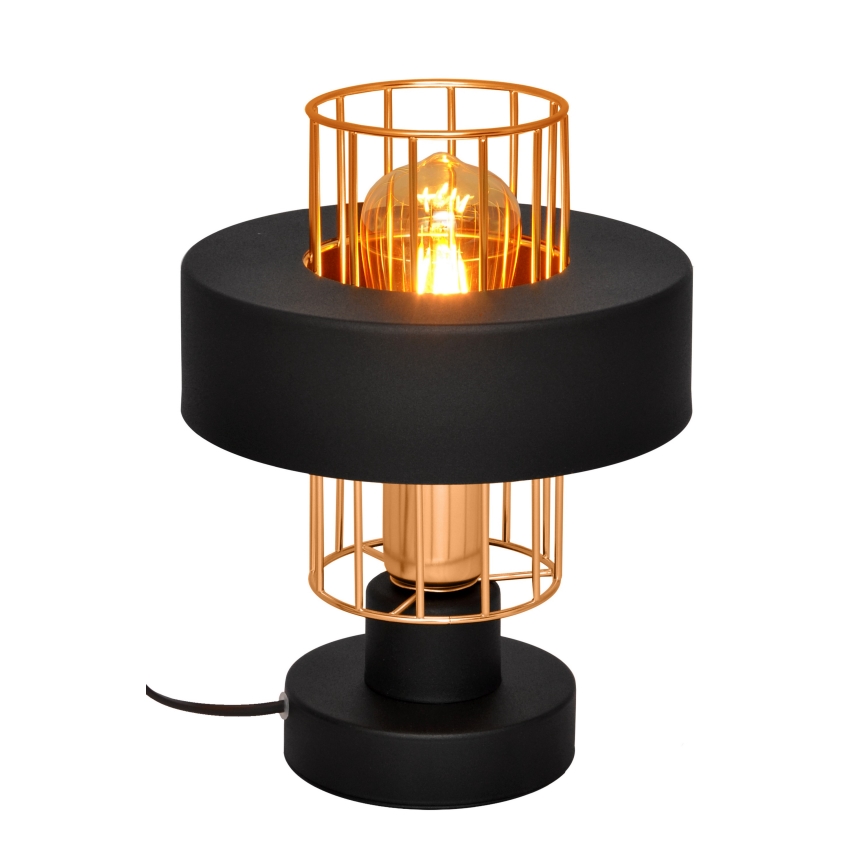 Stolná lampa VOLTA 1xE27/15W/230V čierna/zlatá
