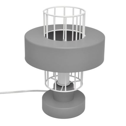 Stolná lampa VOLTA 1xE27/15W/230V šedá
