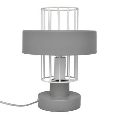 Stolná lampa VOLTA 1xE27/15W/230V šedá