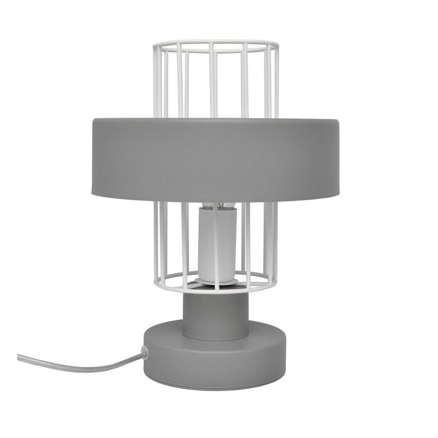 Stolná lampa VOLTA 1xE27/15W/230V šedá