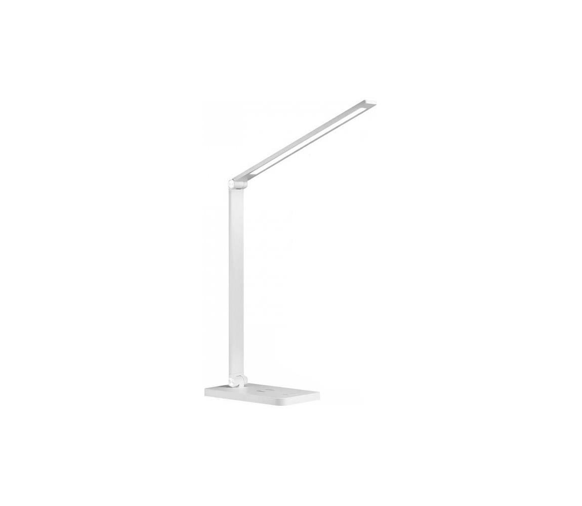 Stolná stmievateľná LED lampa s bezdrôtovým nabíjaním NOBLITE Q LED/7W/230V 3000/4000/6500K biela 004982