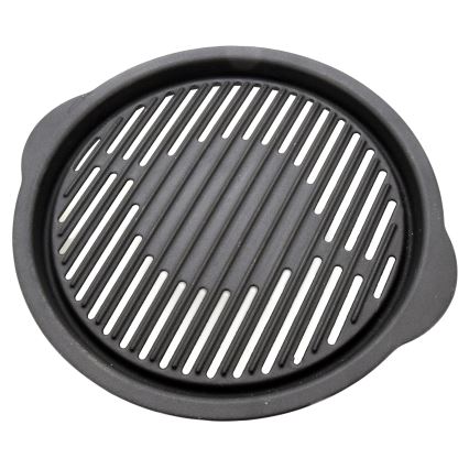 Stolný gril na drevené uhlie 4xAA/USB čierna