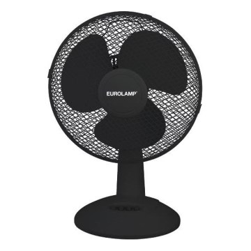 Stolný ventilátor 38W/230V, priemer 25 cm, čierny