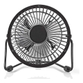 Stolný ventilátor 3W/USB 10 cm čierny