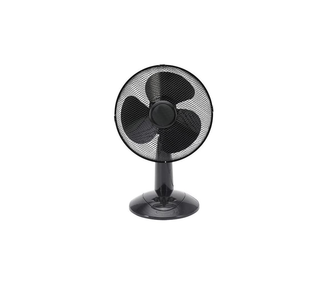 Eurolamp Stolný látor 55 W/230 V, priemer 40 cm, čierny 147-29054