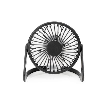Stolový ventilátor USB pr. 15 cm čierny