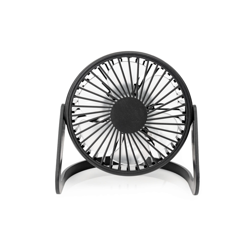 Stolový ventilátor USB pr. 15 cm čierny