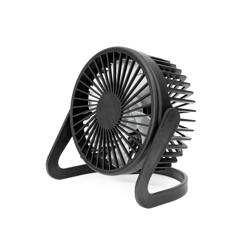 Stolový ventilátor USB pr. 15 cm čierny