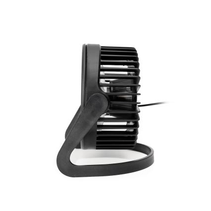Stolový ventilátor USB pr. 15 cm čierny