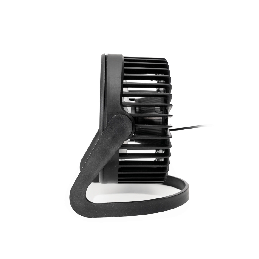 Stolový ventilátor USB pr. 15 cm čierny