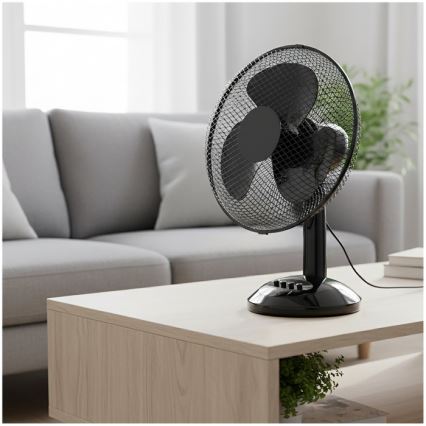 Stolný ventilátor VIENTO 40W/230V čierny