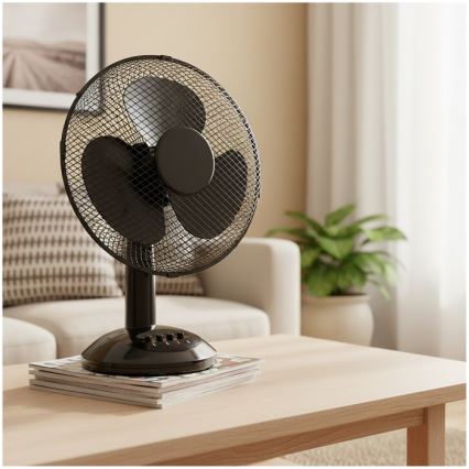 Stolný ventilátor VIENTO 40W/230V čierny