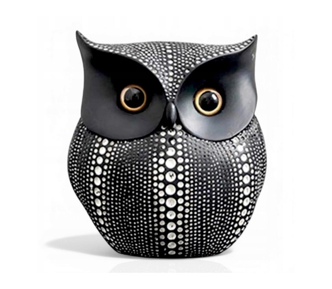 Estilo Home Stolová dekorácia 15 cm, čierna 5905623250151