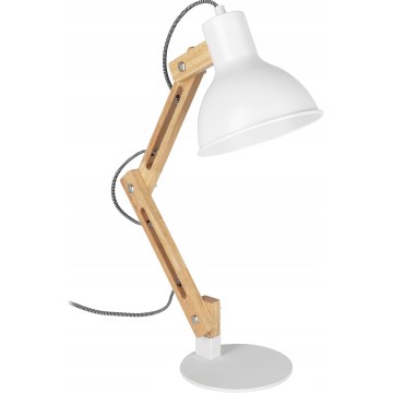Stolová lampa 1xE27/40W/230V biela