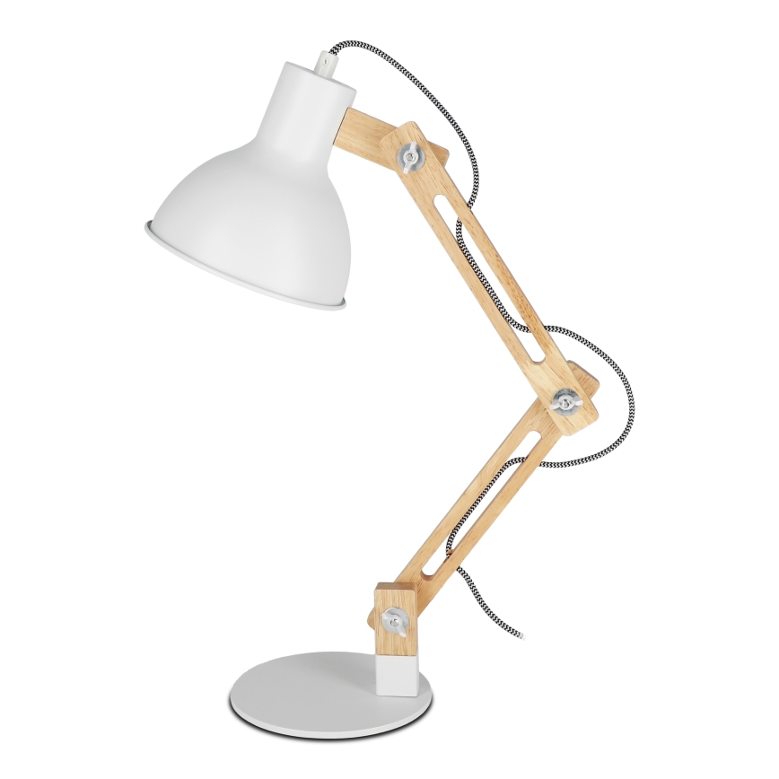 Stolová lampa 1xE27/40W/230V biela