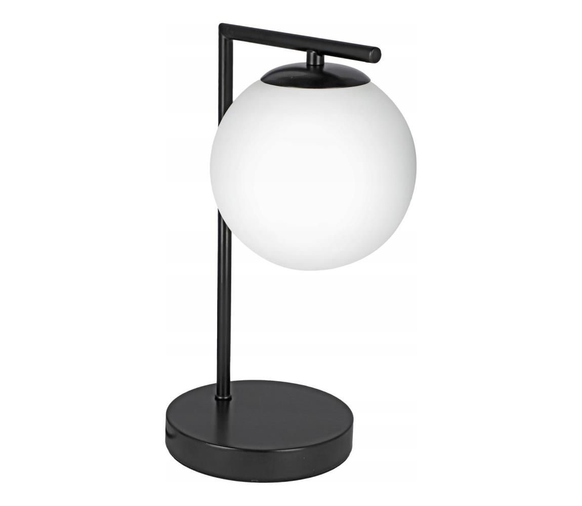 SmartLED Stolová lampa 1xE27/40W/230V čierna/biela 7986