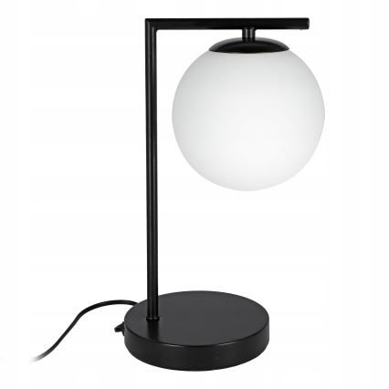 Stolová lampa 1xE27/40W/230V čierna/biela