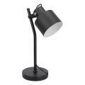 Stolová lampa 1xE27/40W/230V čierna