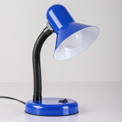 Stolová lampa MENTOR 1xE27/15W/230V modrá