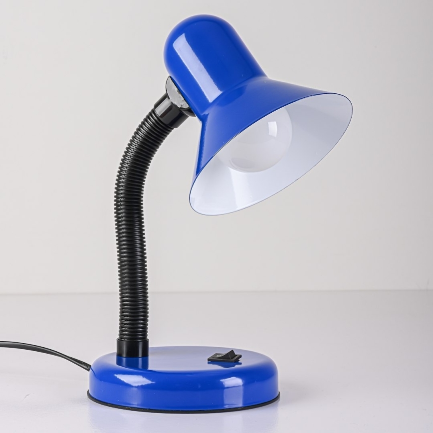 Stolová lampa MENTOR 1xE27/15W/230V modrá