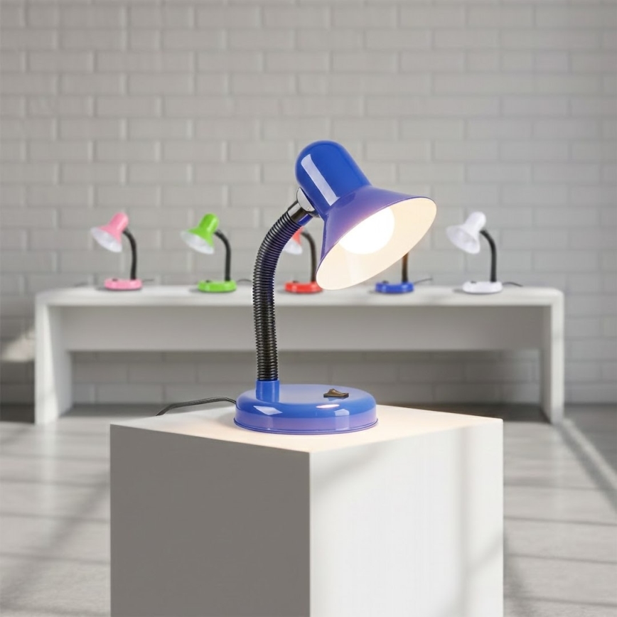 Stolová lampa MENTOR 1xE27/15W/230V modrá