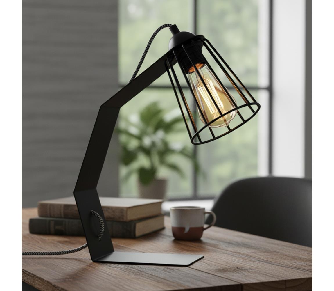 Stolová lampa NANDO 1xE27/15W/230V čierna LN-1.320/CZARNY