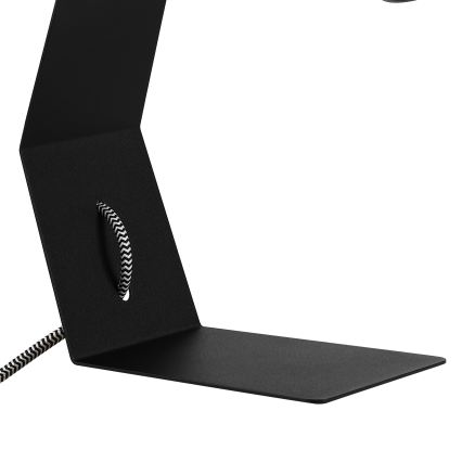 Stolová lampa NANDO 1xE27/15W/230V čierna