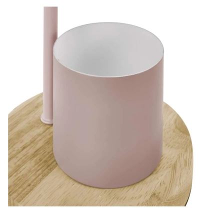 Stolová lampa POPPY 1xE27/25W/230V ružová