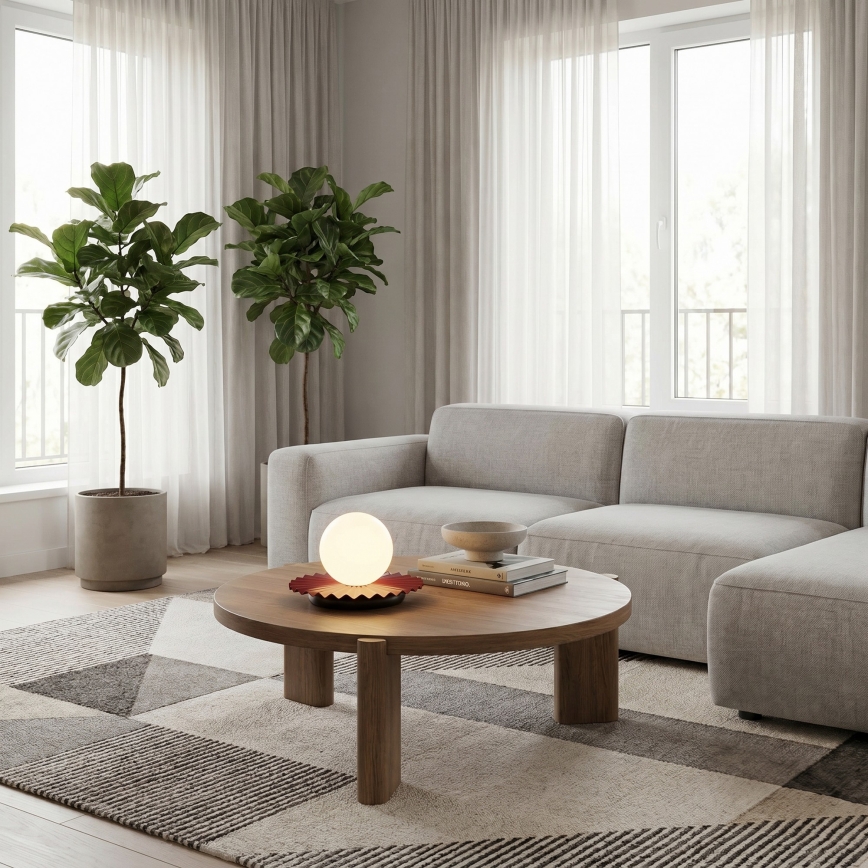 Stolová lampa UMBRA 1xG9/8W/230V červená