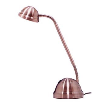 Stolová lampa VEGA 1xGY6,35/50W/230V/12V meď Stolová lampa VEGA 1xGY6,35/50W/230V/12V meď