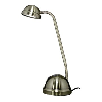 Stolová lampa VEGA 1xGY6,35/50W/230V/12V patina Stolová lampa VEGA 1xGY6,35/50W/230V/12V patina