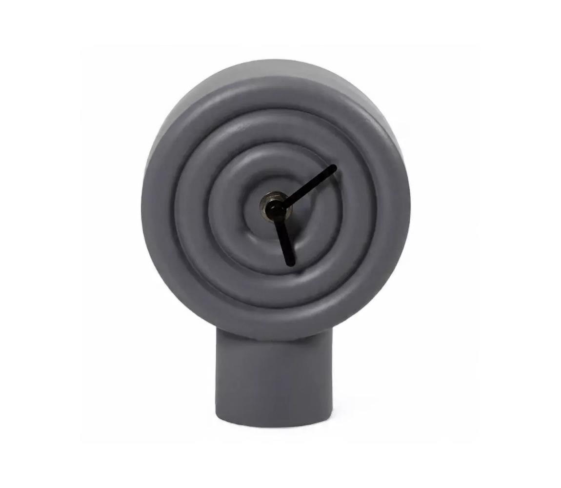 Estilo Home Stolové keramické hodiny 16 cm 1xAA sivé 5905623250595