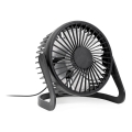 Stolový ventilátor USB pr. 15 cm čierny