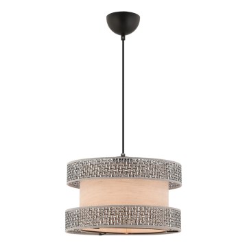 Stropná lampa HALO 1xE27/60W/230V béžová/šedá
