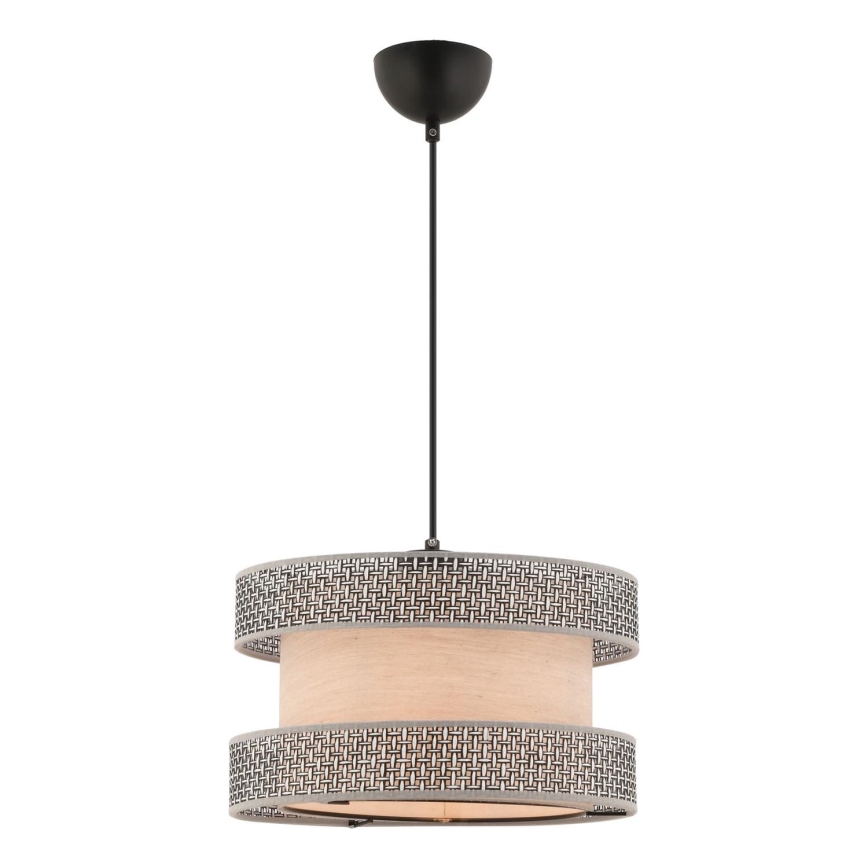 Stropná lampa HALO 1xE27/60W/230V béžová/šedá
