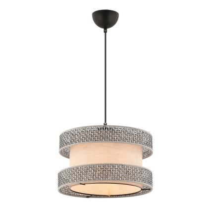 Stropná lampa HALO 1xE27/60W/230V béžová/šedá