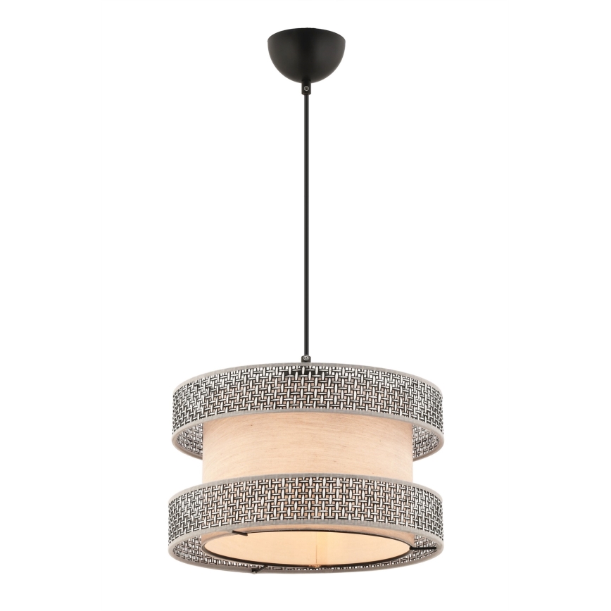Stropná lampa HALO 1xE27/60W/230V béžová/šedá