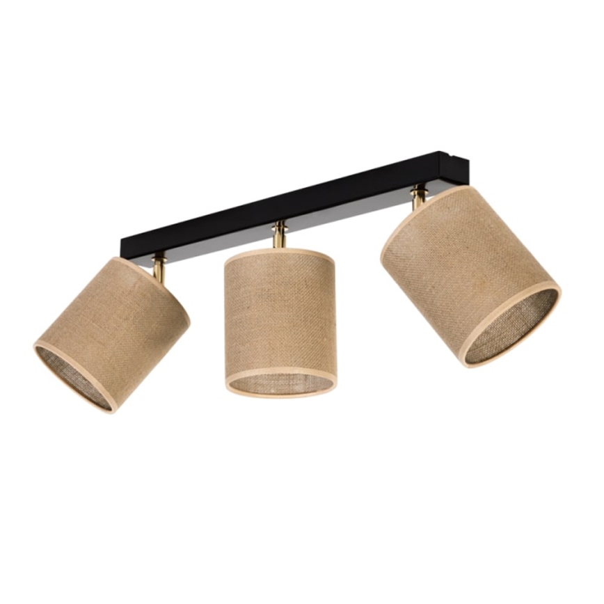Stropné  bodové svietidlo JUTE 3xE27/25W/230V