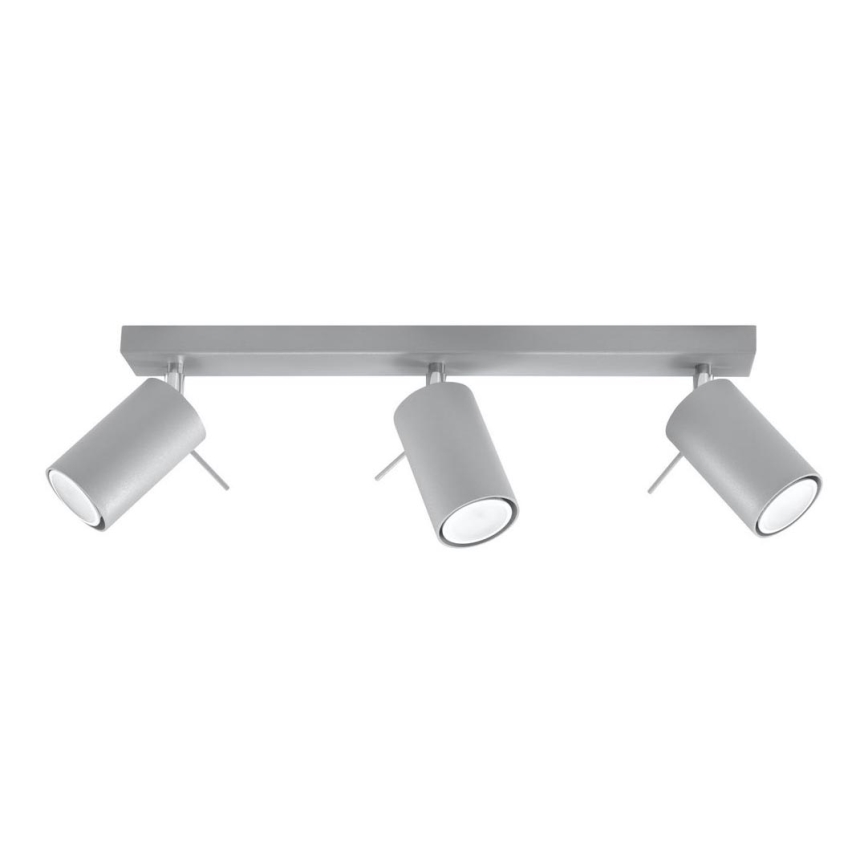 Stropné bodové svietidlo RING 3xGU10/10W/230V