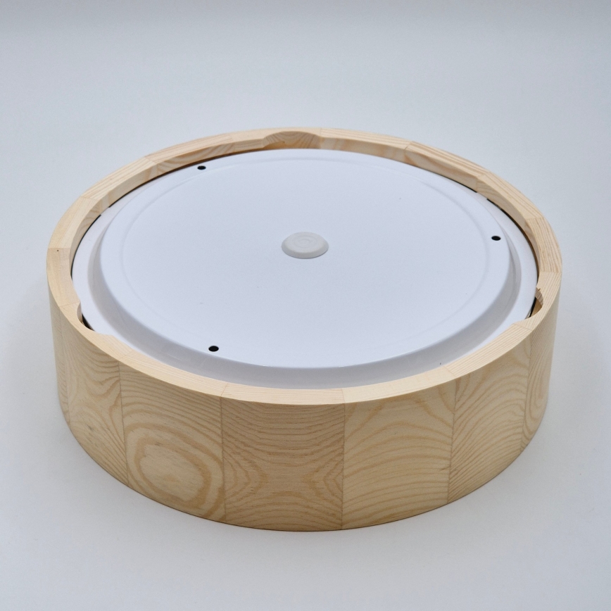 Kúpeľňové stropné svietidlo NATURAL 2xE27/15W/230V IP54 borovica ? 27 cm